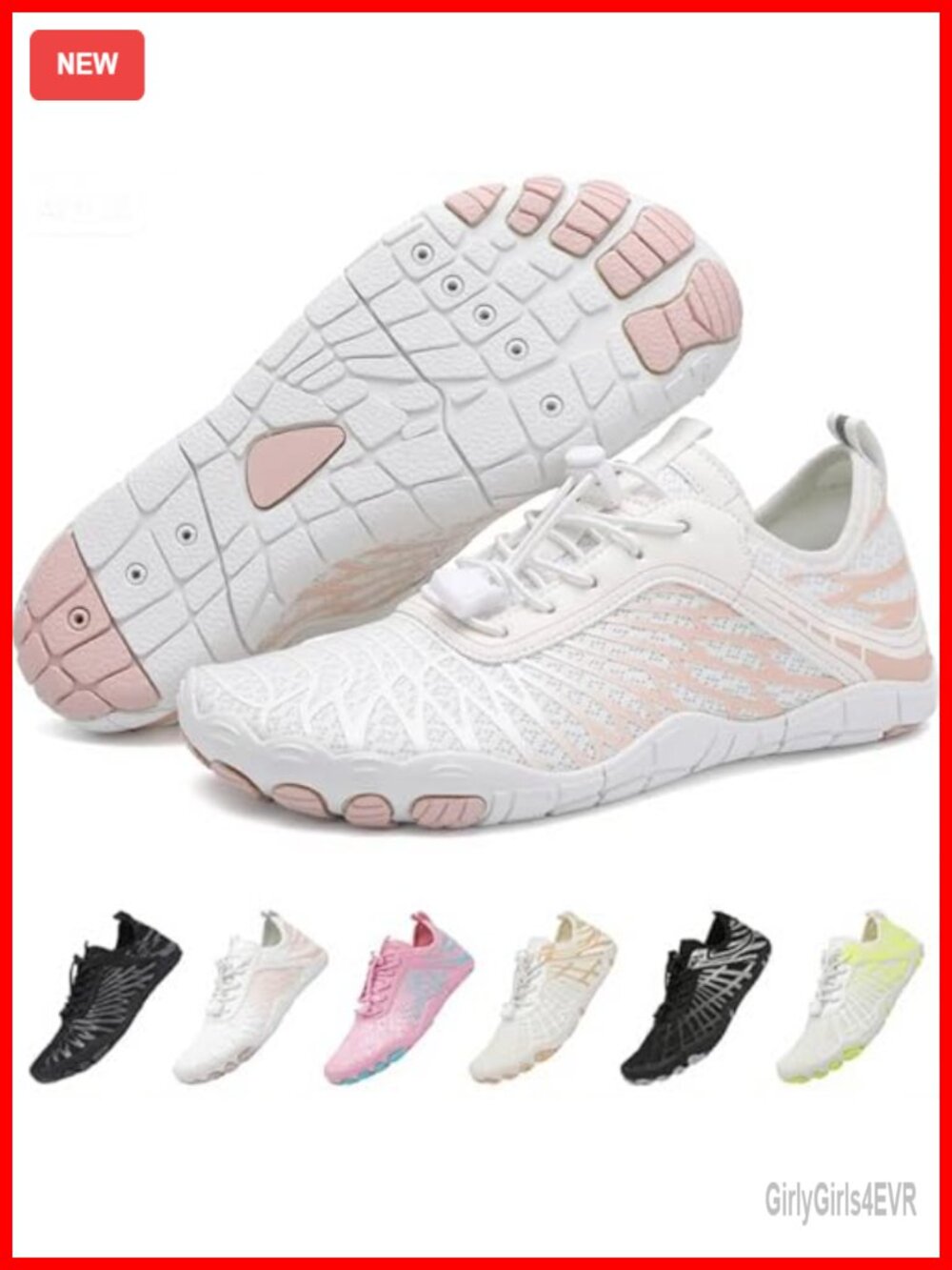 Wide Toe Box Barefoot Hiking Shoes for Women Men Breathable Non-Slip Water Shoes